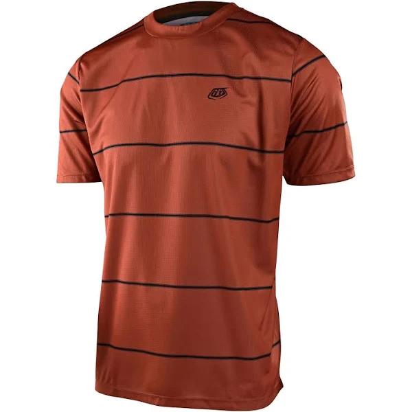 Troy Lee Designs Flowline Short Sleeve Jersey - Revert Rust