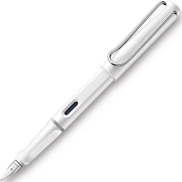 Lamy - Safari Fountain Pen - Broad - Gloss White