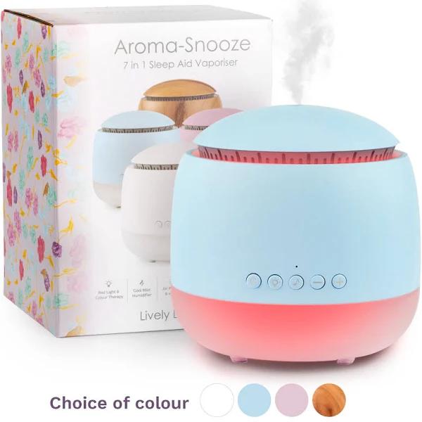 Lively Living Aroma-Snooze 7 in 1 Sleep Aid Humidifier Blue