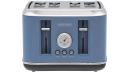 Morphy Richards Boutique Retro Design 4 Slice Toaster - Thunder Blue