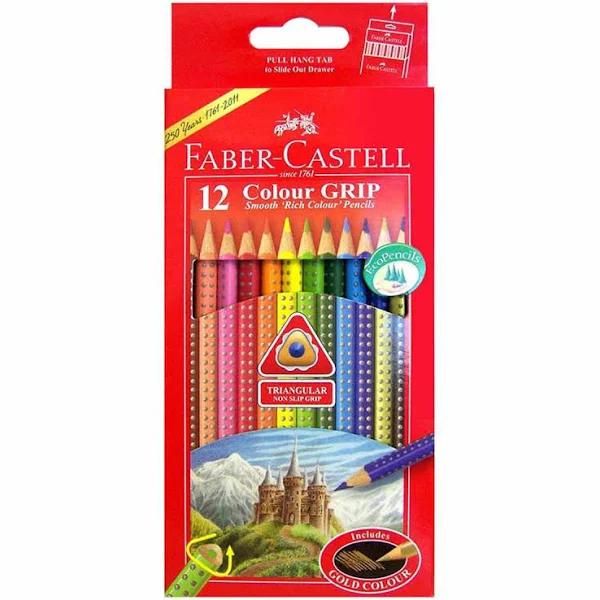 Faber-Castell Colour Grip Pencils 12 Pack