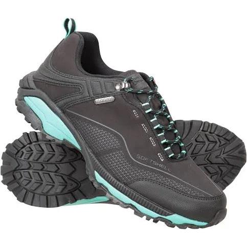 Mountain Warehouse Collie Womens Waterproof Running Shoes - Black | Size 10