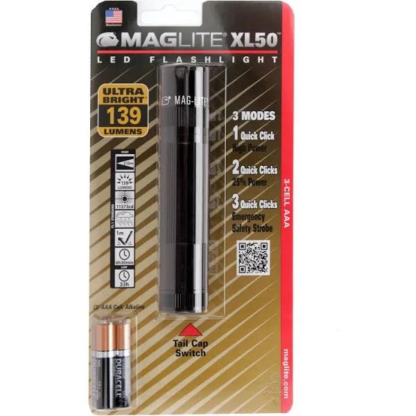 Maglite XL50 Led Flashlight (Black)