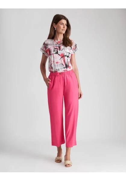 W Lane - Womens Pants - Crop Linen Pant