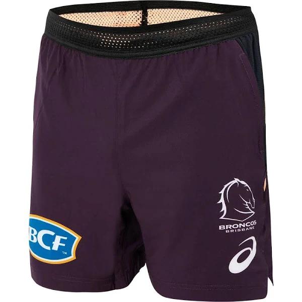 Brisbane Broncos 2024 Training Shorts Youth 12