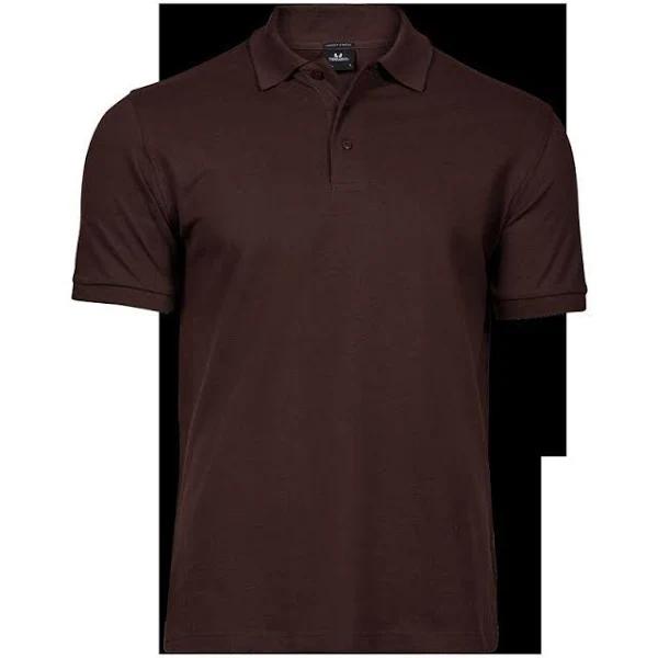 Luxury Stretch Polo Men Chocolate - Tee Jays TJ1405 - Size 2XL