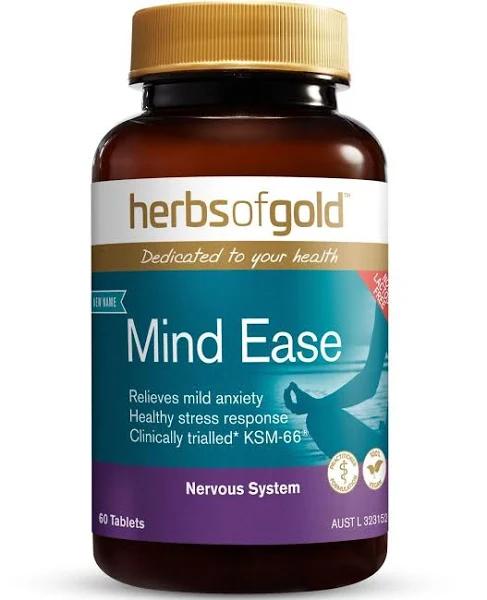 Herbs of Gold Mind Ease - 60 Tablets