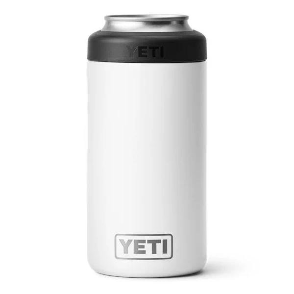 Yeti Rambler White Tall Colster Can INSULATOR, 16 oz.