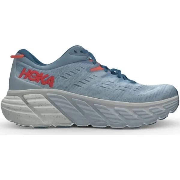 Hoka Women's Gaviota 4 Blue Fog / Plein Air / 7 / Wide