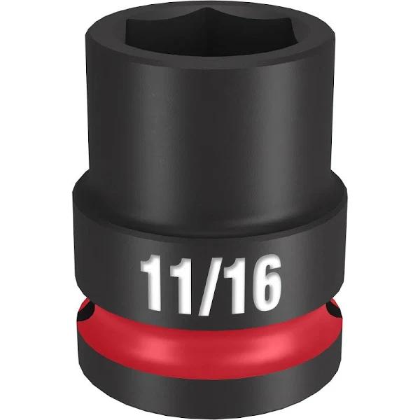 Milwaukee Shockwave 1/2" Drive 11/16" Standard 6 Point Impact Socket 49666205 by Autoelec