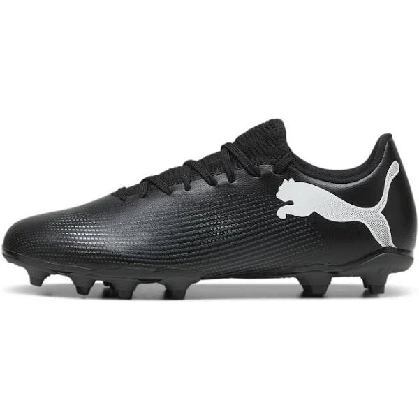 Future 7 Play FG/AG Men's Football Boots in Black/White, Textile by Puma