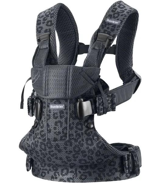 BabyBjörn Baby Carrier One Air, 3D Mesh, Anthracite/Leopard