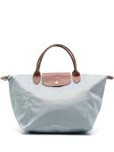 Longchamp - Medium Le Pliage Original Tote Bag - Women - Polyamide/Calf Leather - One Size - Grey