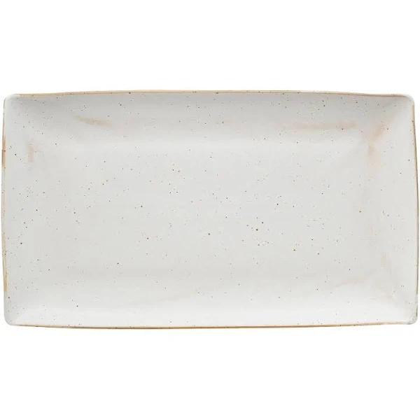 Salt & Pepper Claro Platter 35cm x 20cm | White