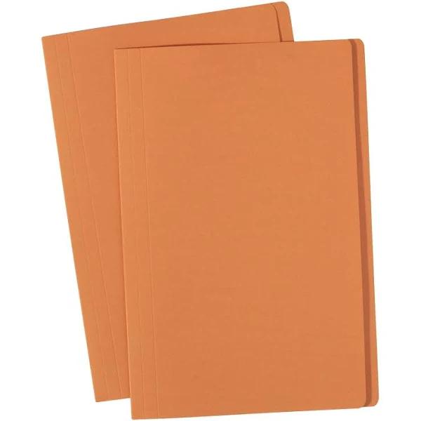 Avery Manilla Folder Foolscap Orange Box 100