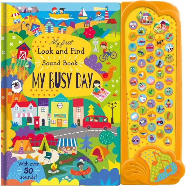 My First Look & Find Busy Day Sound Book