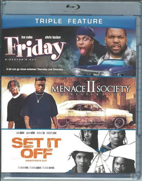 Friday / Menace II Society / Set It Off (Blu-ray)(1996)