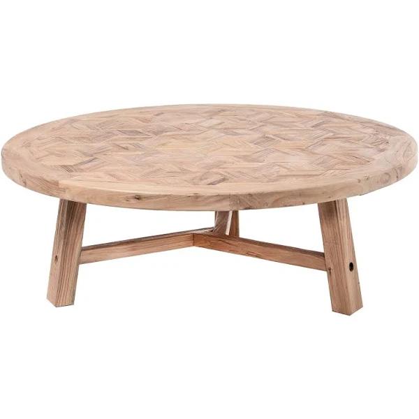 Braxton Recycled Wood Coffee Table Size: 100cm - Temple & Webster - Pay with AfterPay or zipPay On Coffee Tables