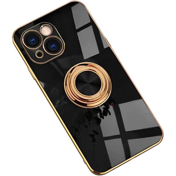 Veloreo iPhone Ring Case XR Ring Case Black Luxury Cover