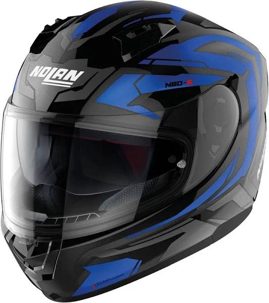 Nolan N60-6 Anchor Helmet (Black/Blue)