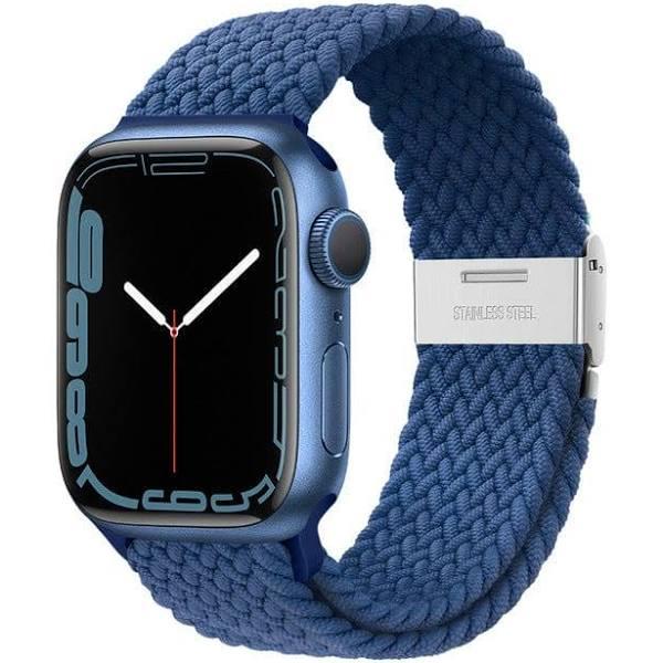 Braided Loop Band For Apple Watch, Sport Band For Apple Watch, AU Straps For iWatch, Atlantic Blue / 42mm, 44mm & 45mm