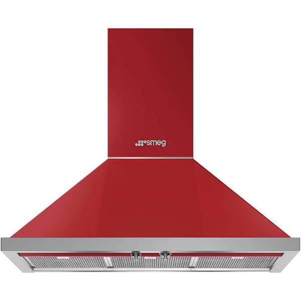 Smeg KPFA9RD 90cm Portofino Canopy Rangehood