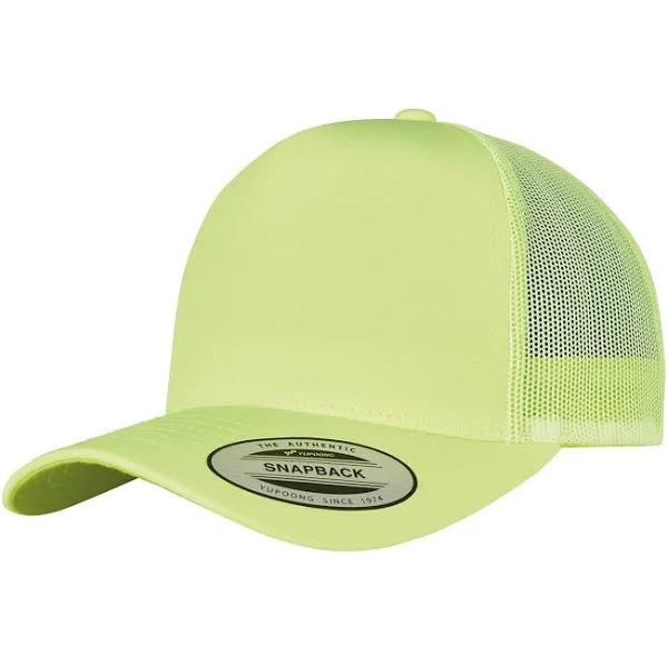 Flexfit Unisex Adult Neon Retro Trucker Cap Neon Yellow One Size