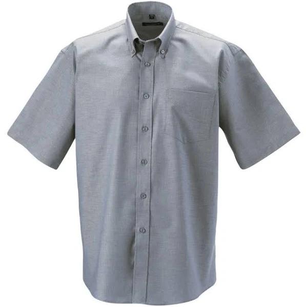 Russell Collection 933M Men's Short Sleeve Easy Care Oxford Shirt