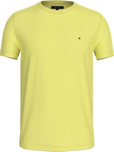 Tommy Hilfiger Essential Cotton Tee in Yellow XXL