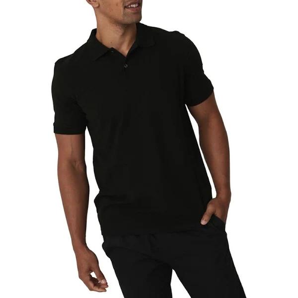 Brilliant Basics Men's Classic Polo Shirt - Black - Size Large