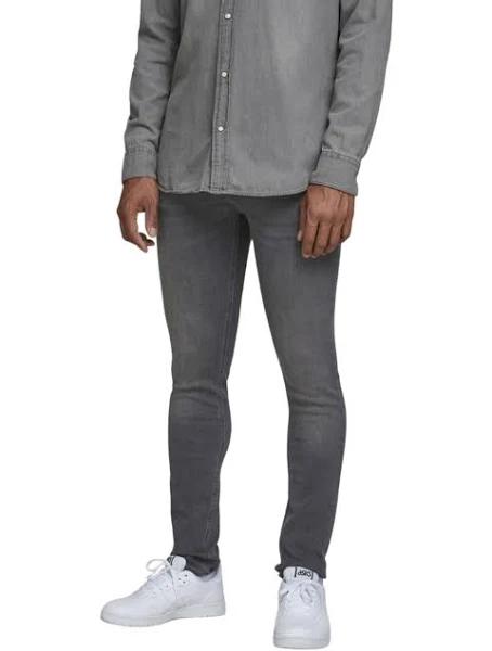 Jack & Jones Liam Original Stretch Skinny Jeans Grey 29/30