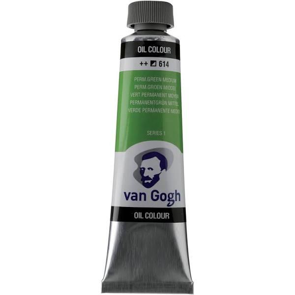 Van Gogh Oil 40ml 614 Permanent Green Medium