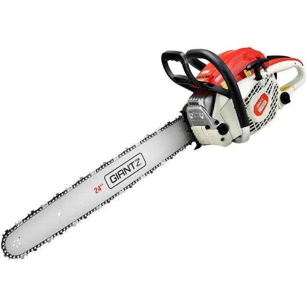 Giantz 88CC Commercial Petrol Chainsaw E Start 24 Bar Pruning Chain Saw