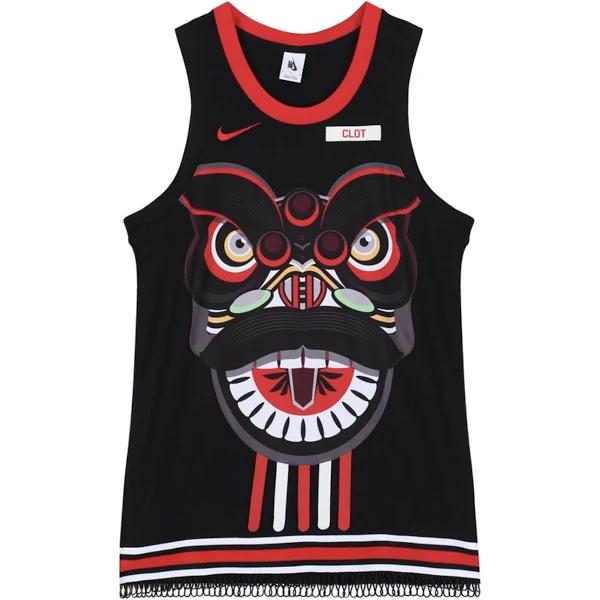 Nike x Clot NRG GE Jersey black/university Red/White