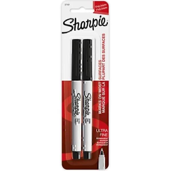 Sharpie Permanent Marker UFP Black Pk2 Bx6