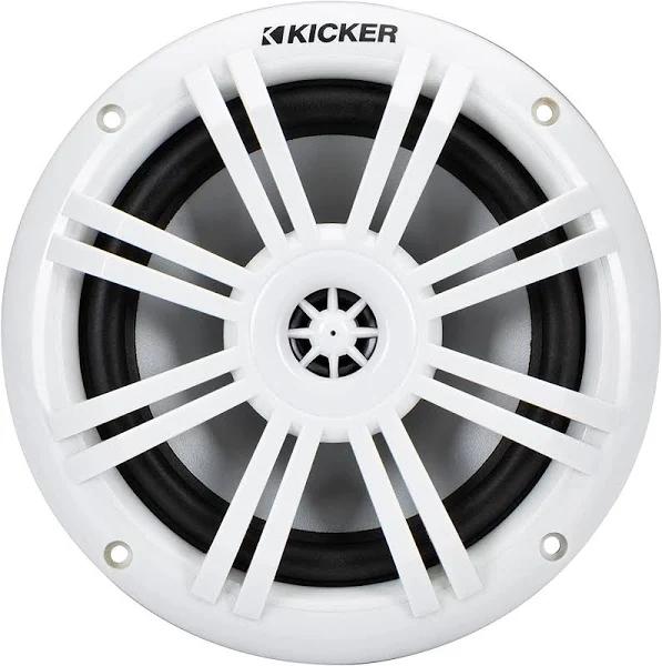 Kicker 49KM604W 6.5" Marine Coaxial Speakers Sold As A Pair