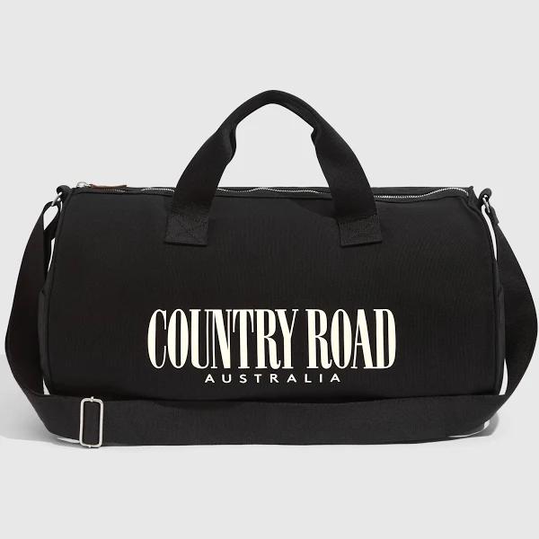 Country Road Men's Organically Grown Heritage Duffle Bag Black | 100% Cotton