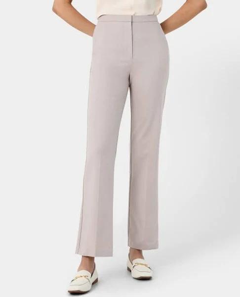 Forcast Women's Kiley Straight Pants - Grey - 10