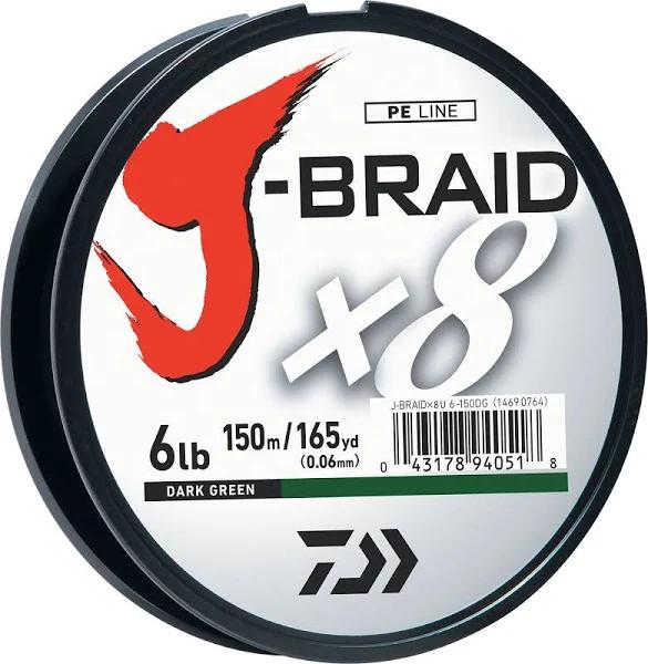 Daiwa J-Braid Woven Round Braid Line