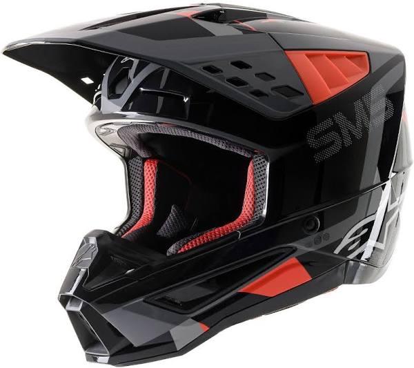 Alpinestars S-M5 Rover Anthracite/Fluro Red Helmet - M