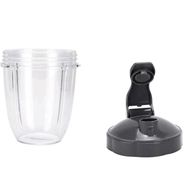 For Nutribullet Short Cup + Fliptop Lid - Suits Nutribullet 600 And 900 Models