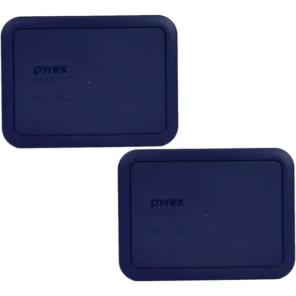 Pyrex 7210-PC 1113816 3 Cup Blue Lid (2-Pack)