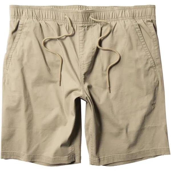 Vissla Men's No See Ums Eco Elastic 18" Walkshort Khaki / XL