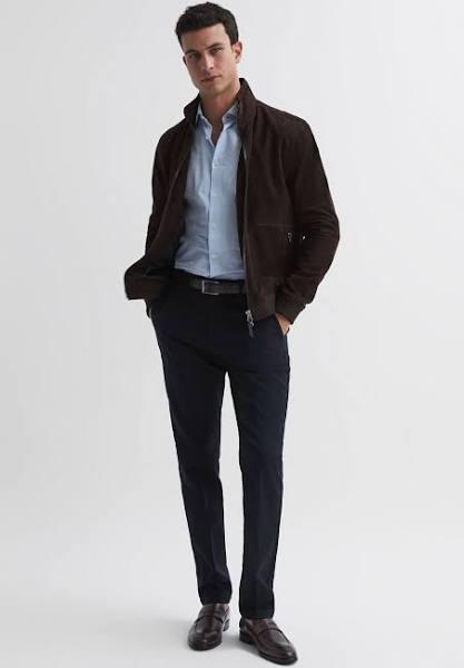 Reiss Eastbury - Navy Slim Fit Chinos, 34R