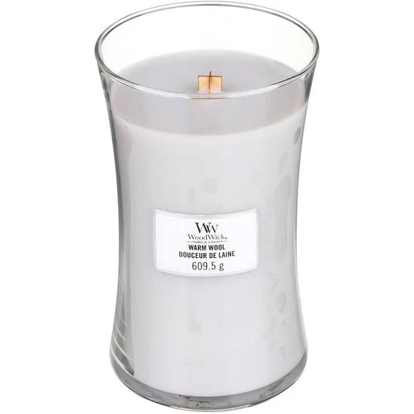 WoodWick Large Candle Warm Wool