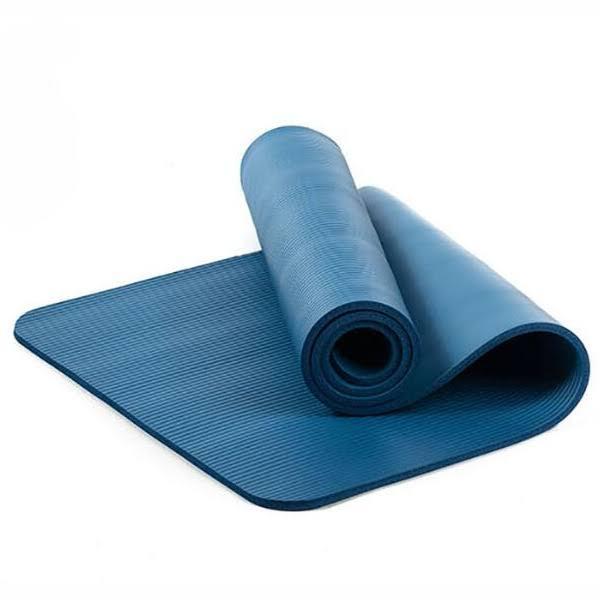 HOD Yoga Mat Non Slip Exercise Fitness Workout Pilates Gym Mats - Blue