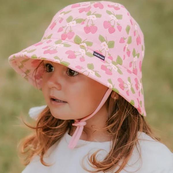 Bedhead Hats - Toddler Bucket Sun Hat - Strawberry 47cm | 6-12 Months | S