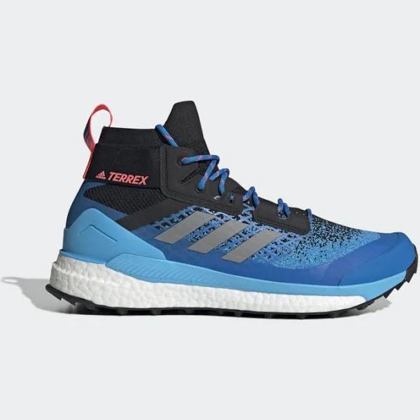 Adidas Terrex Free Hiker Primeblue Hiking Shoes - Men's - Core Black Three / Blue Rush - 11.5