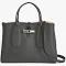 Longchamp Ladies Roseau Top Handle Bag-Black in Black