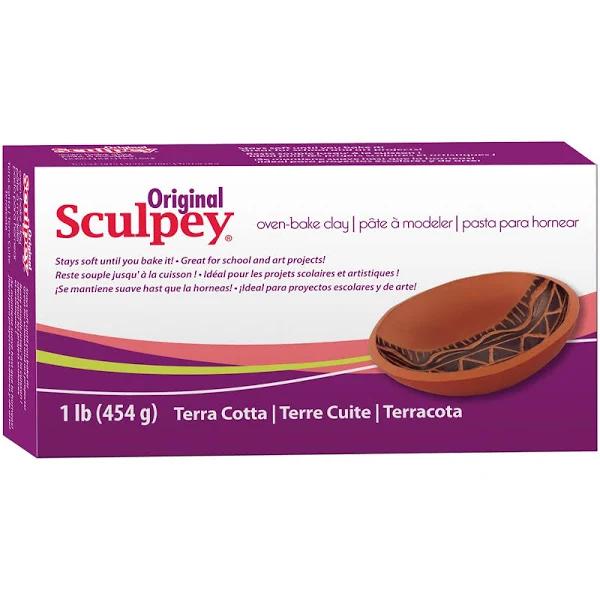 Sculpey Original Polymer Clay 1lb Terra Cotta